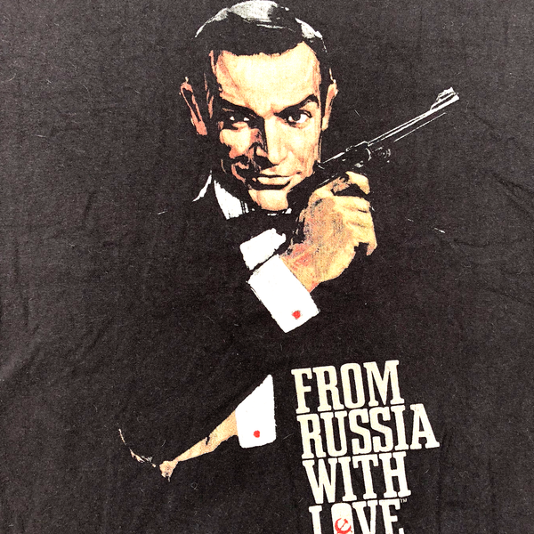 2000's James Bond "007" Shirt Black Size Medium - Beyond 94