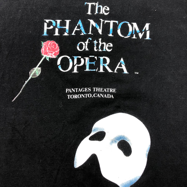 Vintage 90s The Phantom Of The Opera Theatre Single Stitch Shirt Size Large