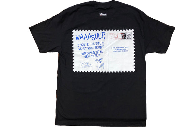 2001 WWF Dudley Boyz "Welcome to Dudleyville" Shirt Black Large - Beyond 94