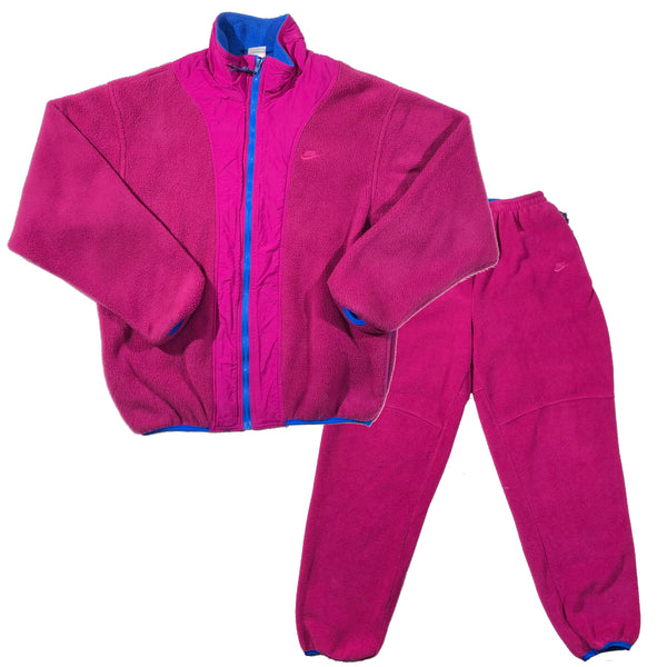 Vintage 90s Grey Tag Nike Fleece Track Suit Set | Beyond 94