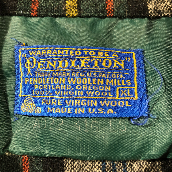 Vintage 70s Pendleton Wool Board Shirt | Beyond 94