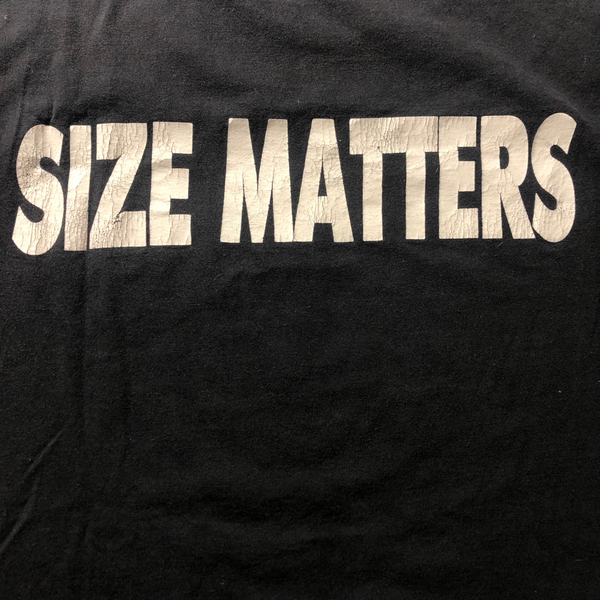 1998 WWF Size Matters Shirt Size X-Large