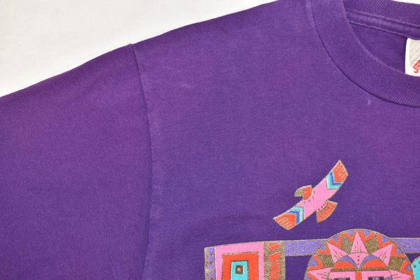 Vintage 90s Alaska Art Shirt Size Medium