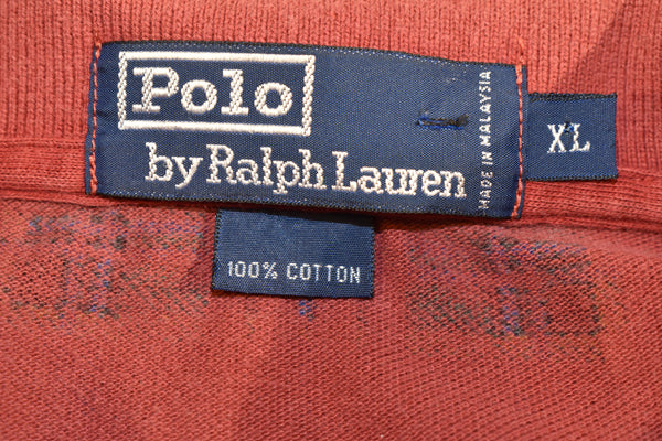 Vintage 90s Polo Ralph Lauren Plaid Polo Shirt Size X-Large