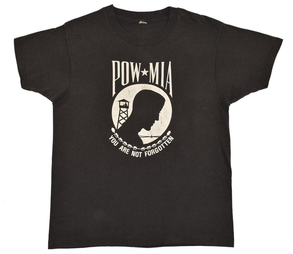 Vintage 80s P.O.W. Single Stitch Shirt Size Large