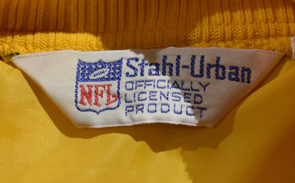 Vintage 80s Pittsburgh Steelers Stahl-Urban Puffer Vest Size X-Large