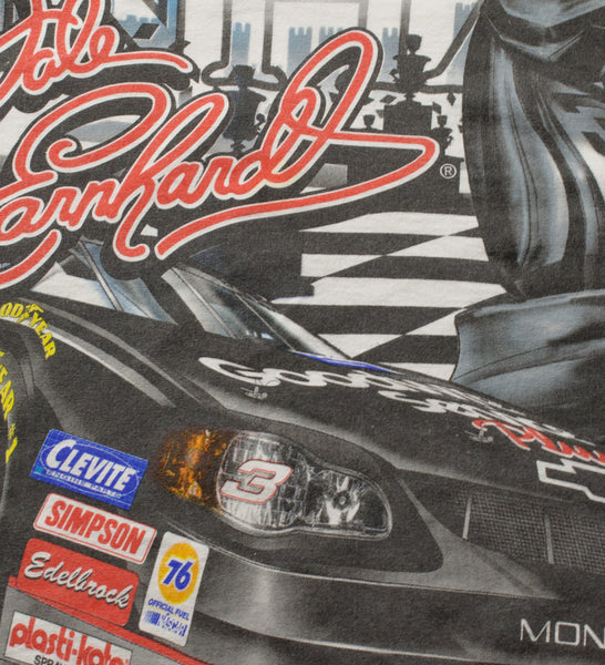 Vintage 90s Dale Earnhardt Making Moves All Over Print NASCAR Shirt Size XX-Large