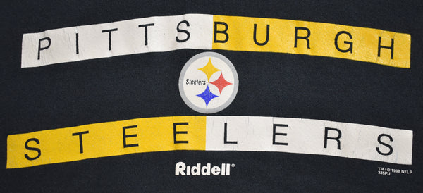1998 Pittsburgh Steelers Riddell Hoodie Size Large