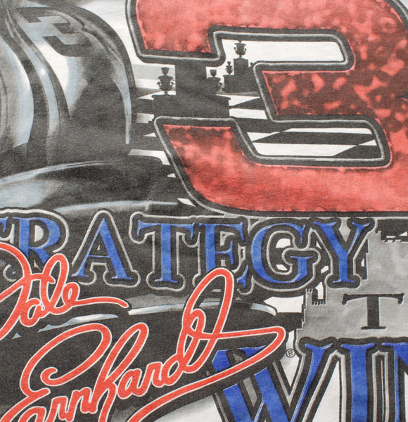 Vintage 90s Dale Earnhardt Making Moves All Over Print NASCAR Shirt Size XX-Large