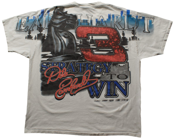 Vintage 90s Dale Earnhardt Making Moves All Over Print NASCAR Shirt | Beyond 94
