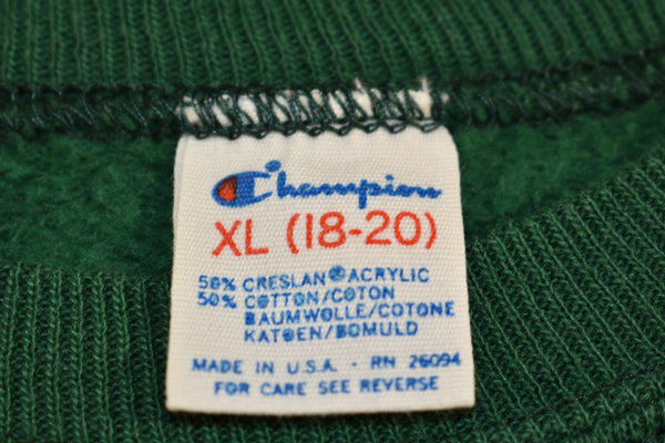 Vintage 80s Champion Pittsburgh Ellis Prep School Sweatshirt Size Youth X-Large