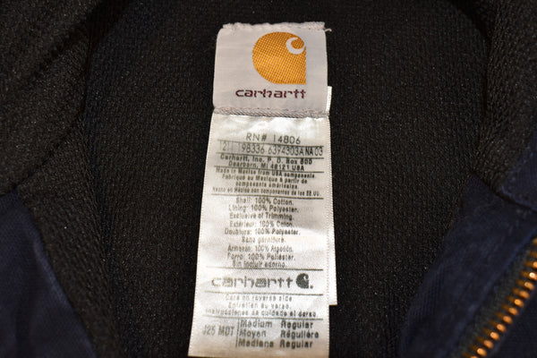 Vintage 90s Carhartt Hooded Jacket Size Medium