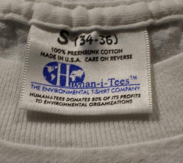 1990 Human-i-Tees Protect Our National Treasures Single Stitch Shirt Size Small