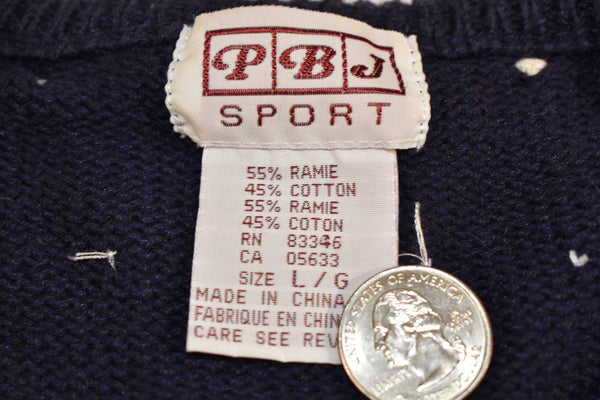 Vintage 00s Basketball Shoot Pass Rebound Cardigan Size Large