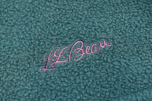 Vintage 90s LL Bean Fleece Pullover Jacket Size Large