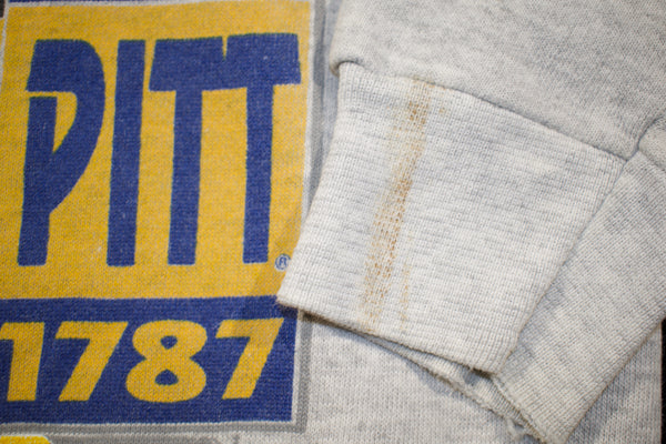Vintage 90s Pitt Panthers Sweatshirt Size Large