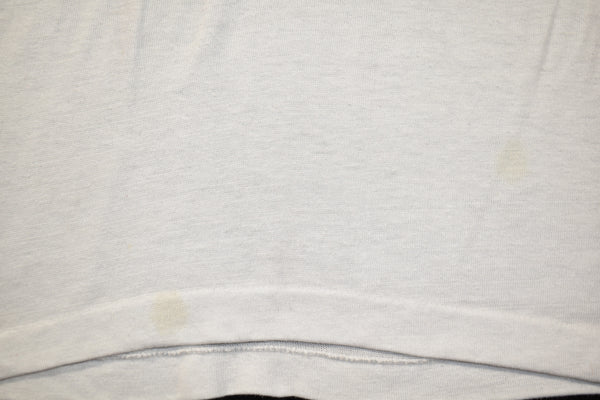 Vintage 80s LA France Wolf Ringer Shirt Size X-Large