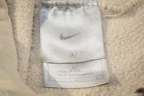Vintage 00s Nike Center Swoosh Embroidered Hoodie Size Large