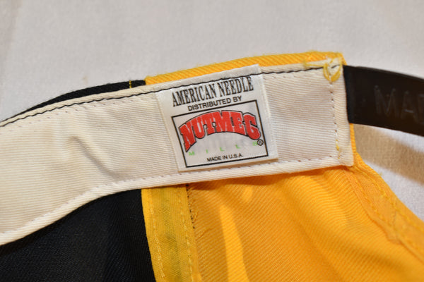 Vintage 90s Pittsburgh Pirates 2 Tone Embroidered American Needle Snapback Hat