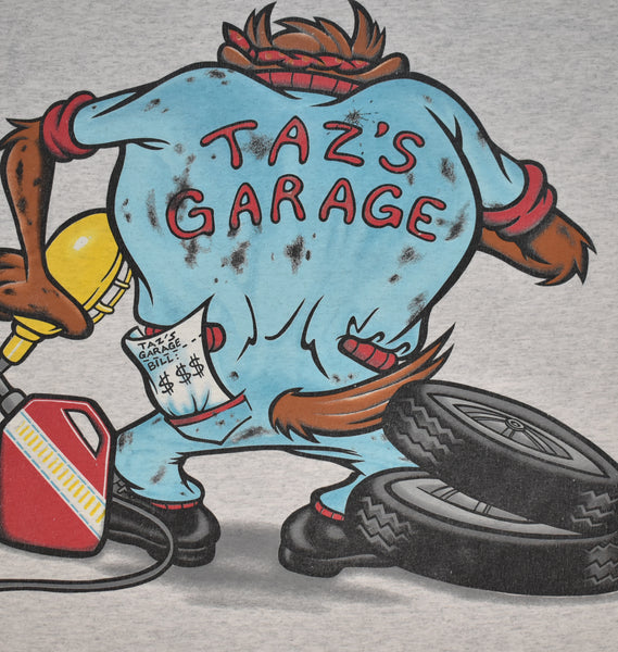 1994 Looney Tunes Taz's Garage Single Stitch Shirt Size X-Large