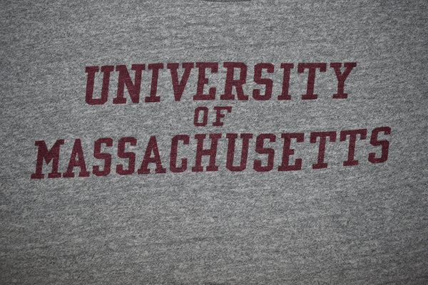 Vintage 80s Champion University Of Massachusetts Single Stitch Shirt Size Large