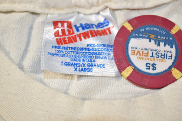 1992 Humanitees One With The Earth Single Stitch Shirt Size X-Large