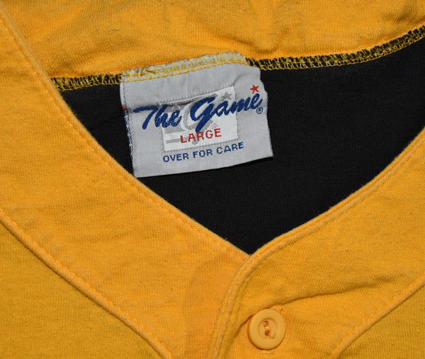 1994 Pittsburgh Pirates The Game Henley Shirt Size Large