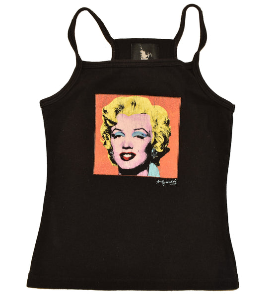 Vintage Y2K Andy Warhol Marilyn Monroe Tank Top Shirt Size Women's Small