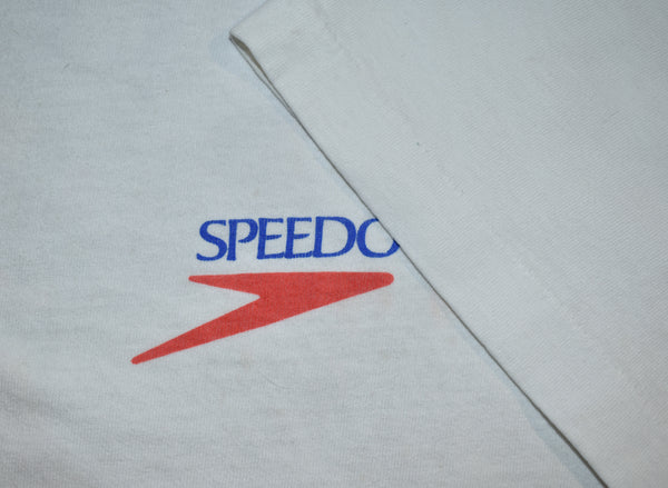 1991 Speedo America Single Stitch Shirt Size Large
