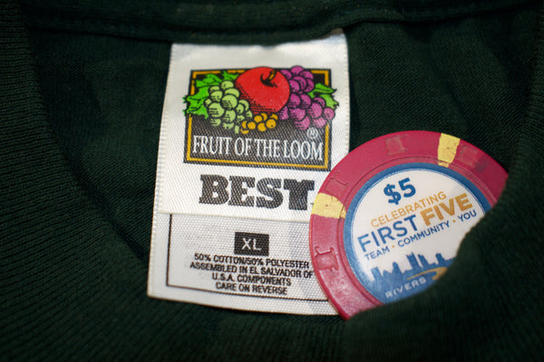 Vintage 90s DS Nike Bootleg Embroidered Shirt Size X-Large