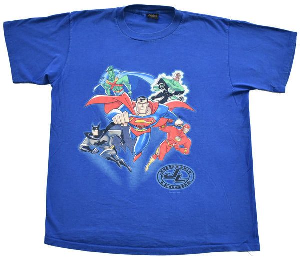 2002 DC Comics Justice League The Animated Series Martian Manhunter Single Stitch Shirt Size X-Large