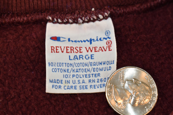 Vintage 90s Champion Texas A&M Reverse Weave Sweatshirt Size Large