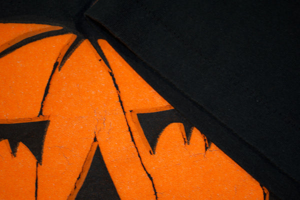 Vintage 90s Halloween Jack-O-Lantern Single Stitch Shirt Size X-Large