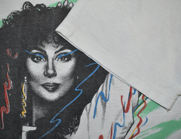 1990 Cher Heart Of Stone Single Stitch Band Shirt Size Large