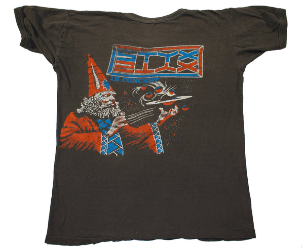 Vintage 1981 Distressed Styx Paradise Theatre Single Stitch Tour Ringer Shirt | Beyond 94