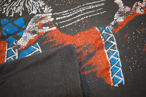 1981 Distressed Styx Paradise Theatre Single Stitch Tour Ringer Shirt Size X-Small