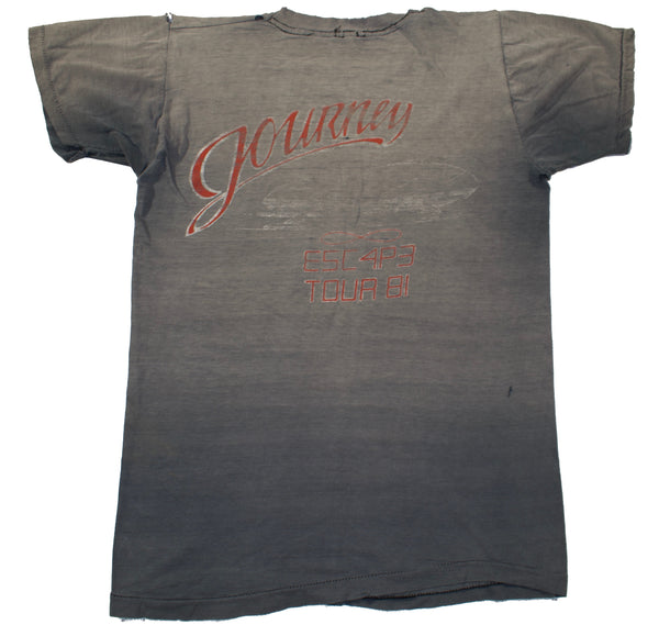 Vintage 1981 Distressed Journey Escape Tour Single Stitch Shirt | Beyond 94