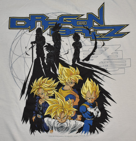 2000 Dragon Ball Z Goku Vegeta Trunks Anime Shirt Size Large