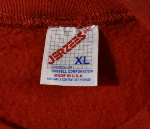 Vintage 90s Christmas Snowman Sweatshirt Size X-Large