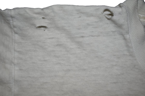 Vintage 90s Distressed Bart Simpson WVU Party Dude Single Stitch Shirt Size Large