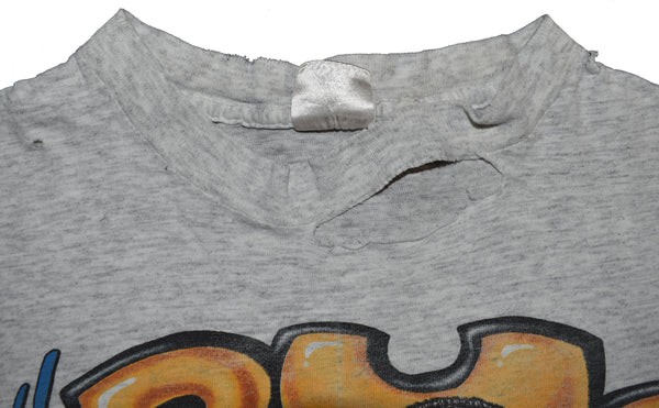 1996 Pittsburgh Steelers Jerome Bettis Caricature Single Stitch Distressed Shirt Size X-Large