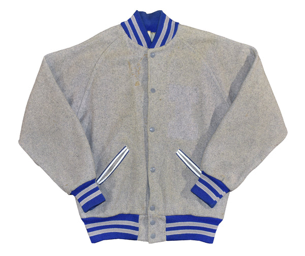 Vintage 70s Lasley Knitting Co Wool Varsity Jacket Size Medium (38)
