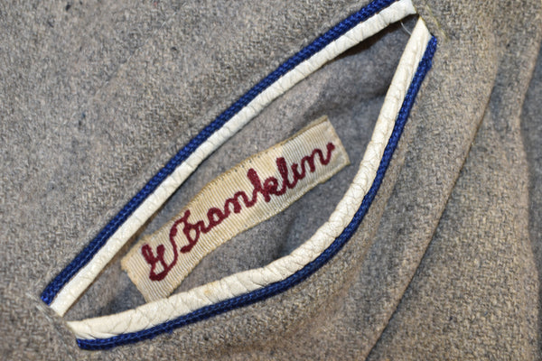 Vintage 70s Lasley Knitting Co Wool Varsity Jacket Size Medium (38)