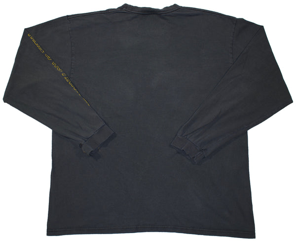Vintage 00s Nike Patent Leather Swoosh Distressed Ls Shirt | Beyond 94