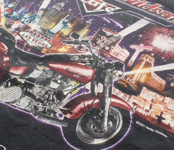 2001 Harley Davidson Las Vegas Cafe Shirt Size XX-Large