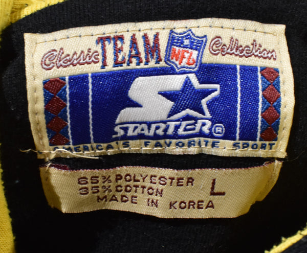 Vintage 90s Pittsburgh Steelers Starter Hoodie Size Large
