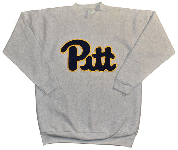 Vintage 90s Pitt Panthers Embroidered Sweatshirt | Beyond 94