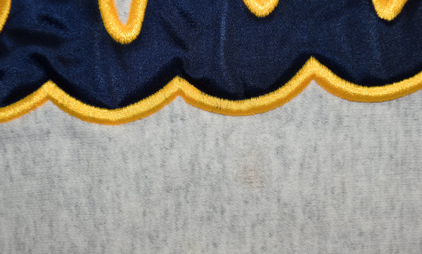 Vintage 90s Pitt Panthers Embroidered Sweatshirt Size Large