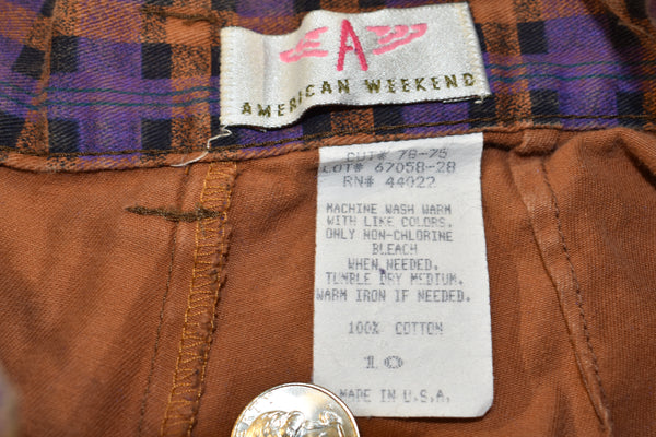 Vintage 90s Plaid Pants Size Women's 10