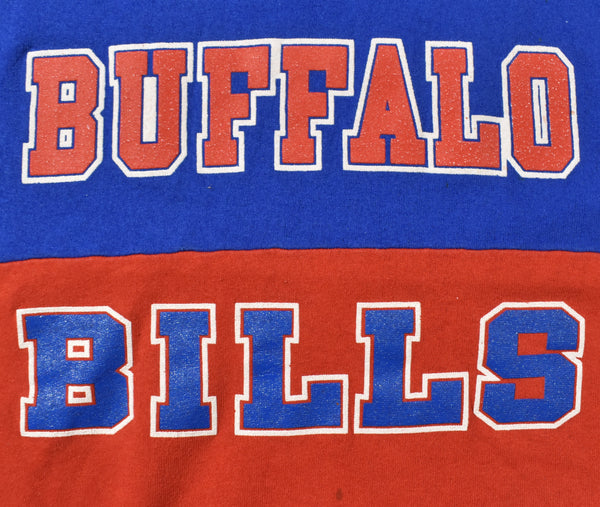 Vintage 80s Buffalo Bills Split Sweatshirt Size Large